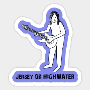 XFN ORIGINALS: JERSEY OR HIGHWATER - BLACK Sticker